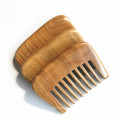 FQ marque poche barbe peigne massage bois de santal